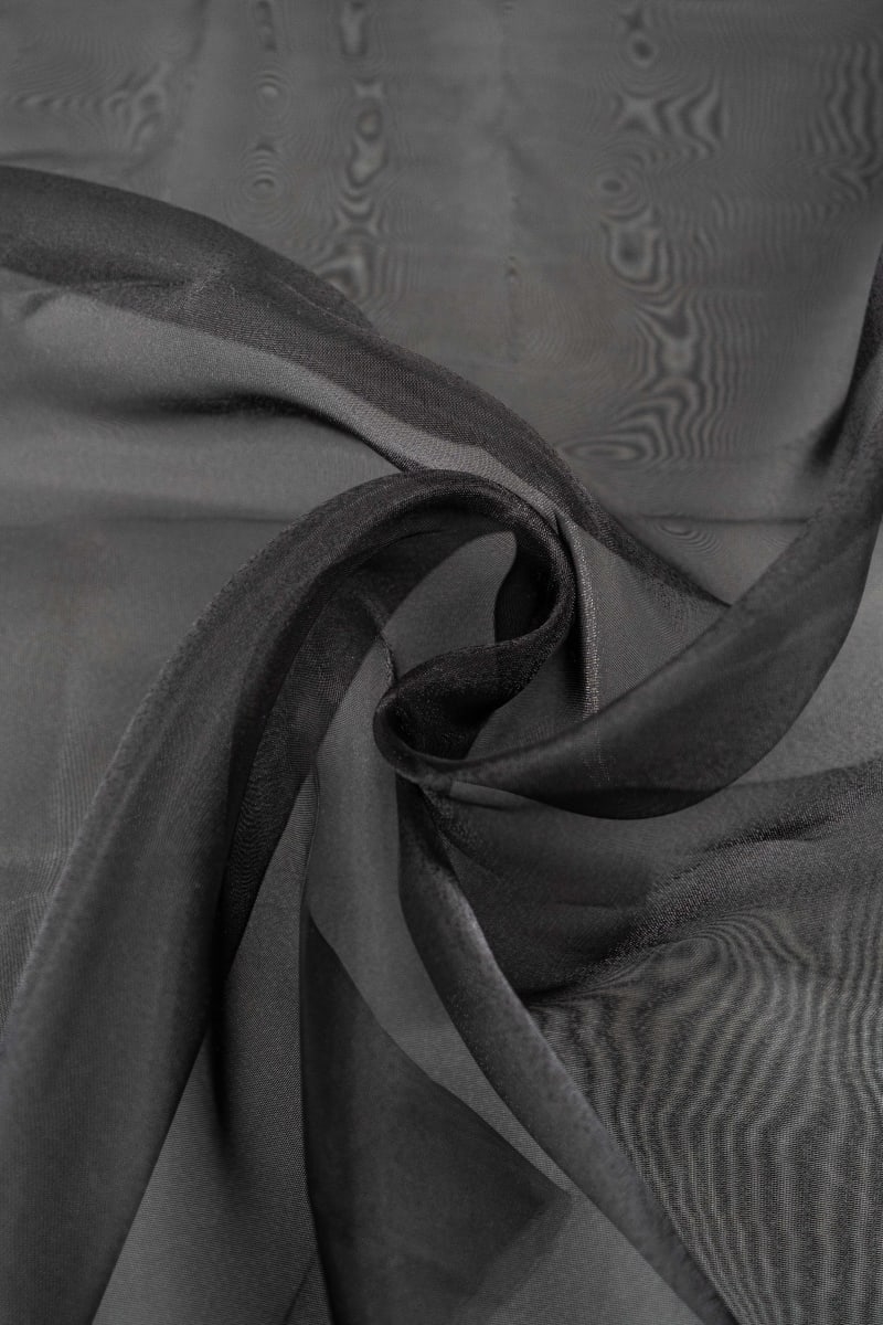 ORGANZA liso negro