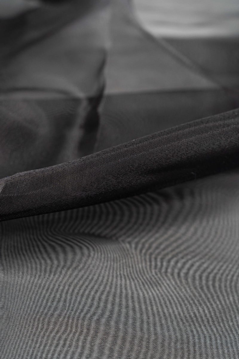 ORGANZA liso negro
