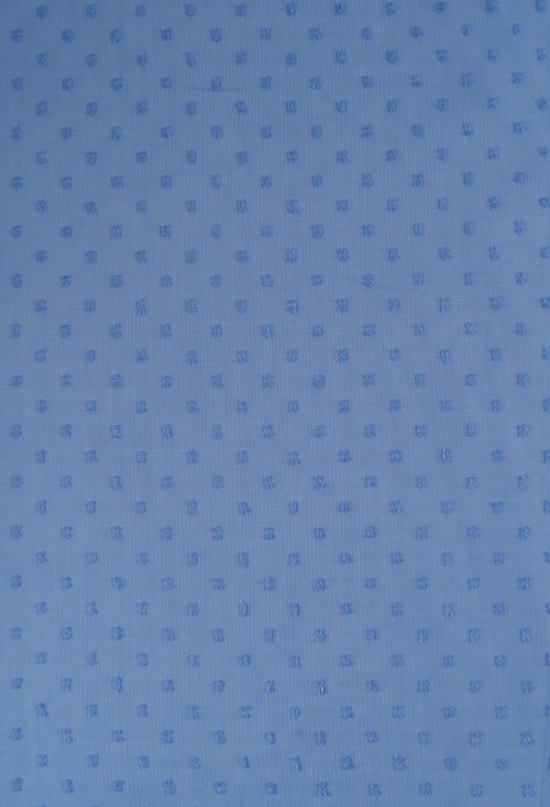 Plumeti algodón color azul empolvado