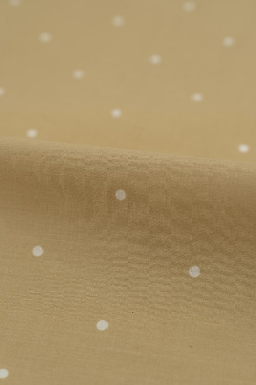 Popelin de lunares  de 5mm  color albero