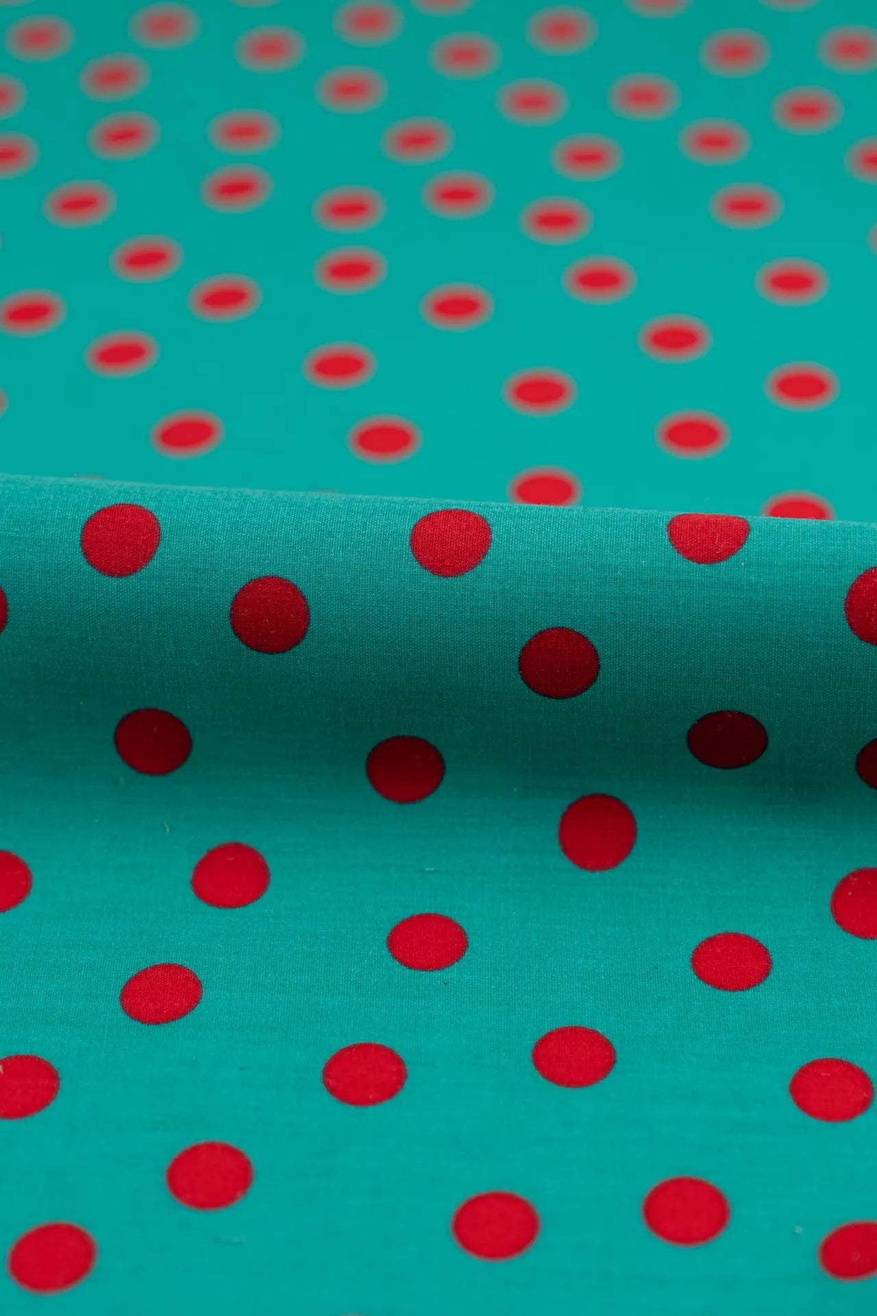 Popelina verde-água brilhante