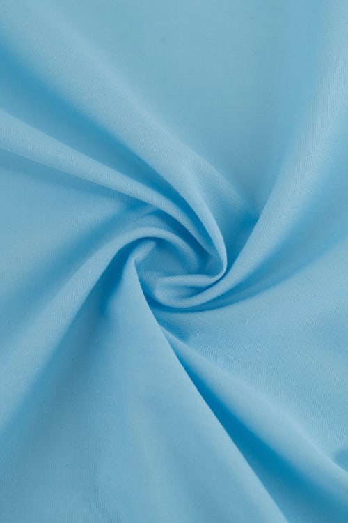Popelin color azul empolvado
