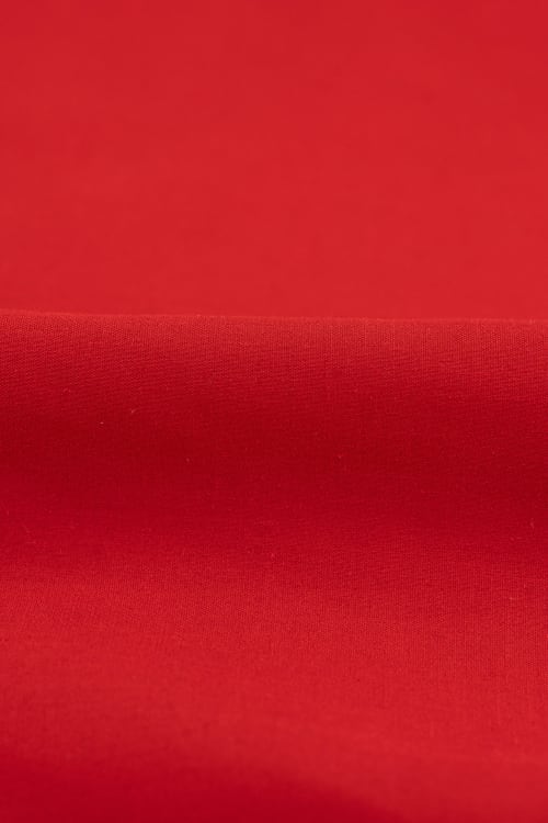 Popelin color rojo tomate
