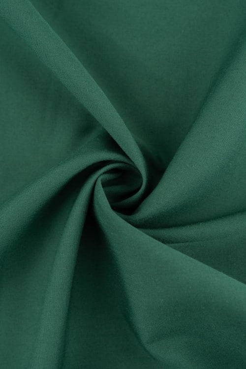 Popelin color verde oscuro 