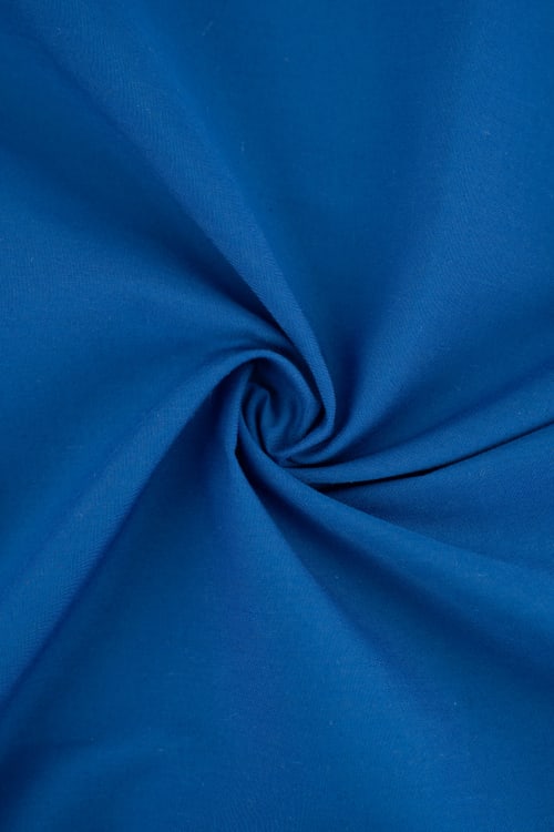 Popelin color azul electrico