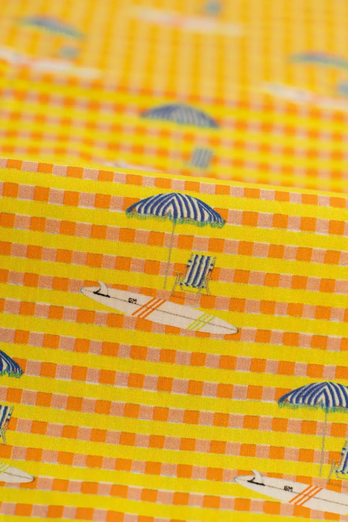 Popelin sombrillas  blazing yellow