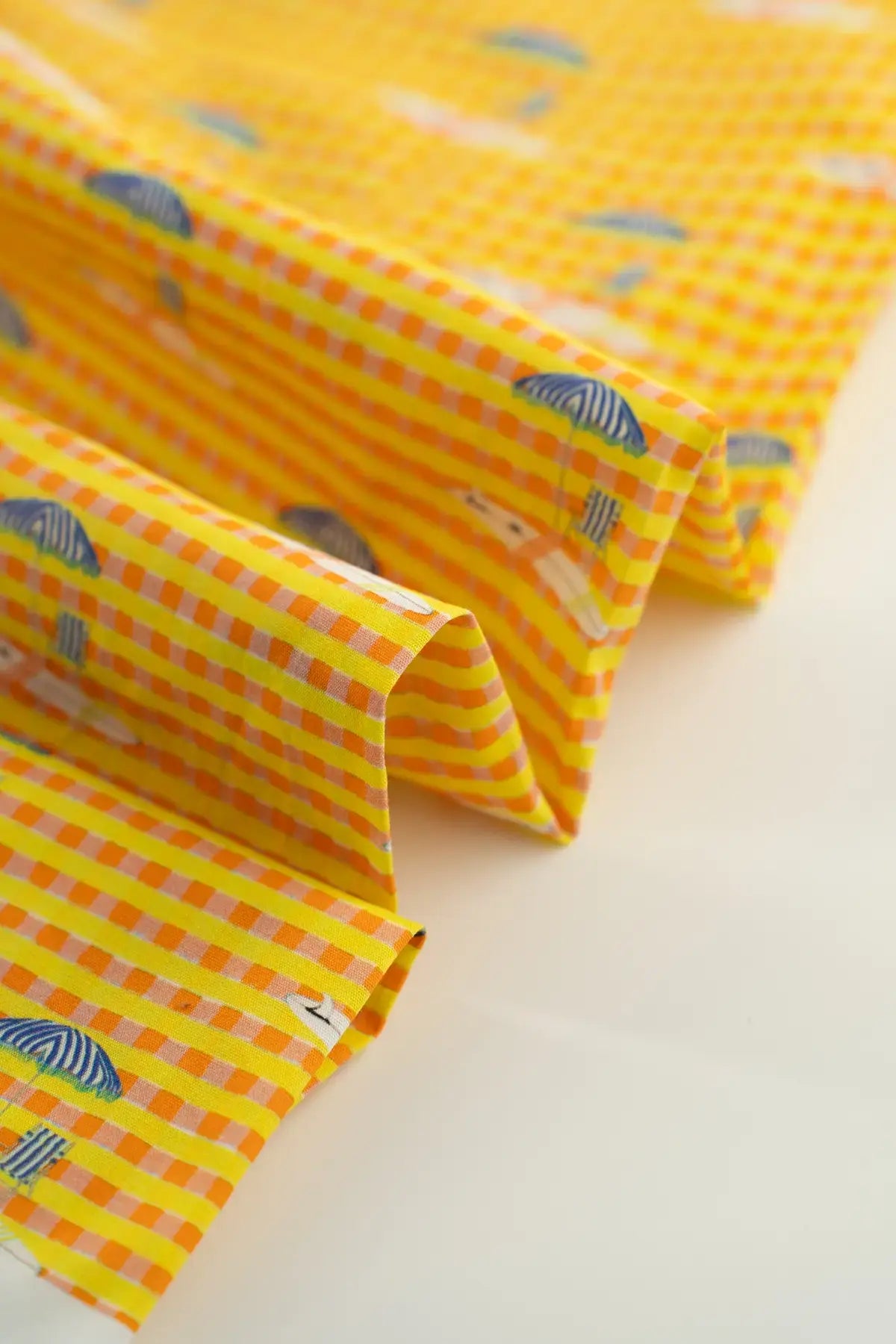 Popelin sombrillas  blazing yellow