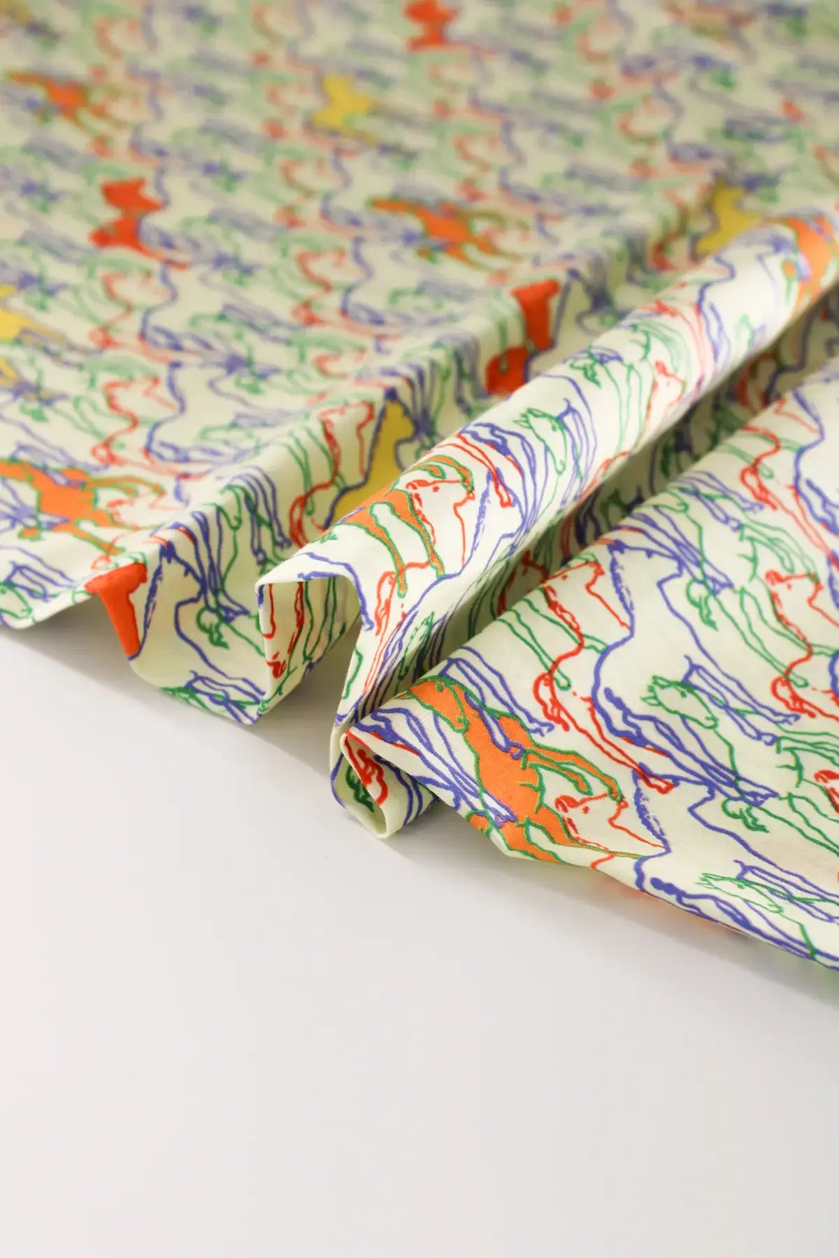 Popelin caballos  winter white