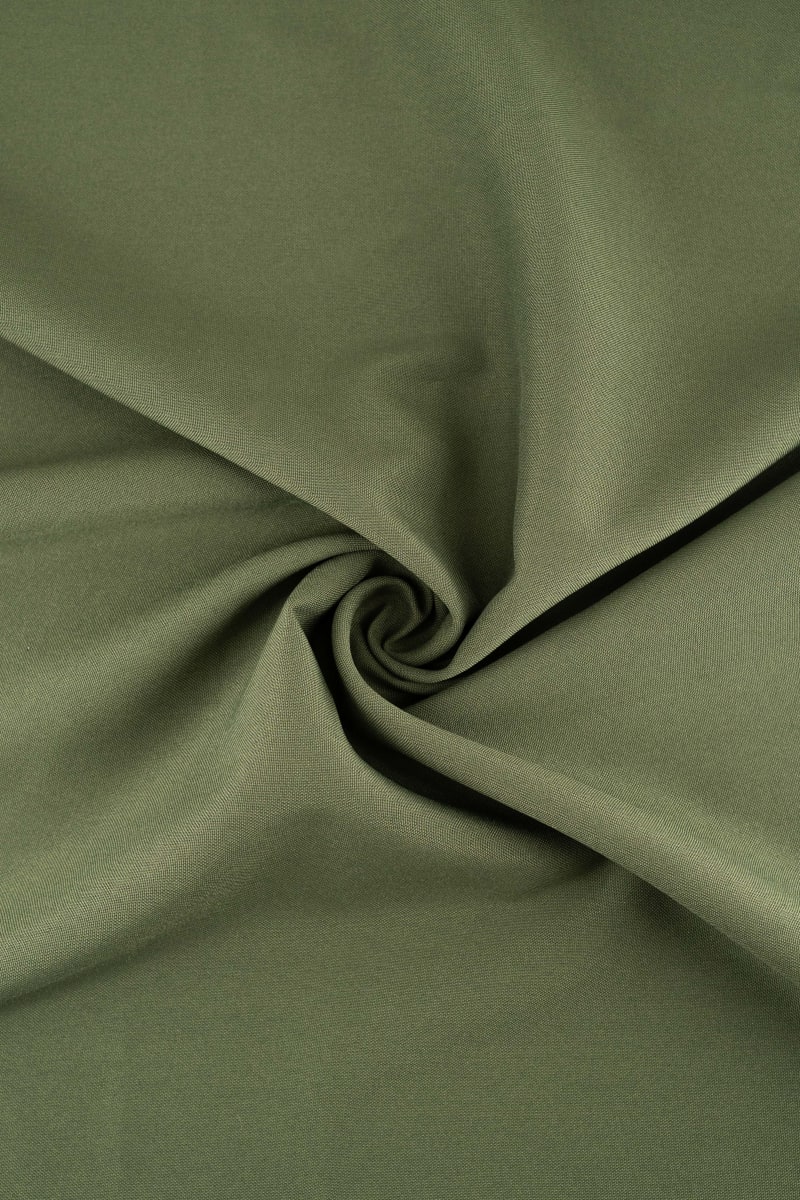 Stretch liso verde oscuro