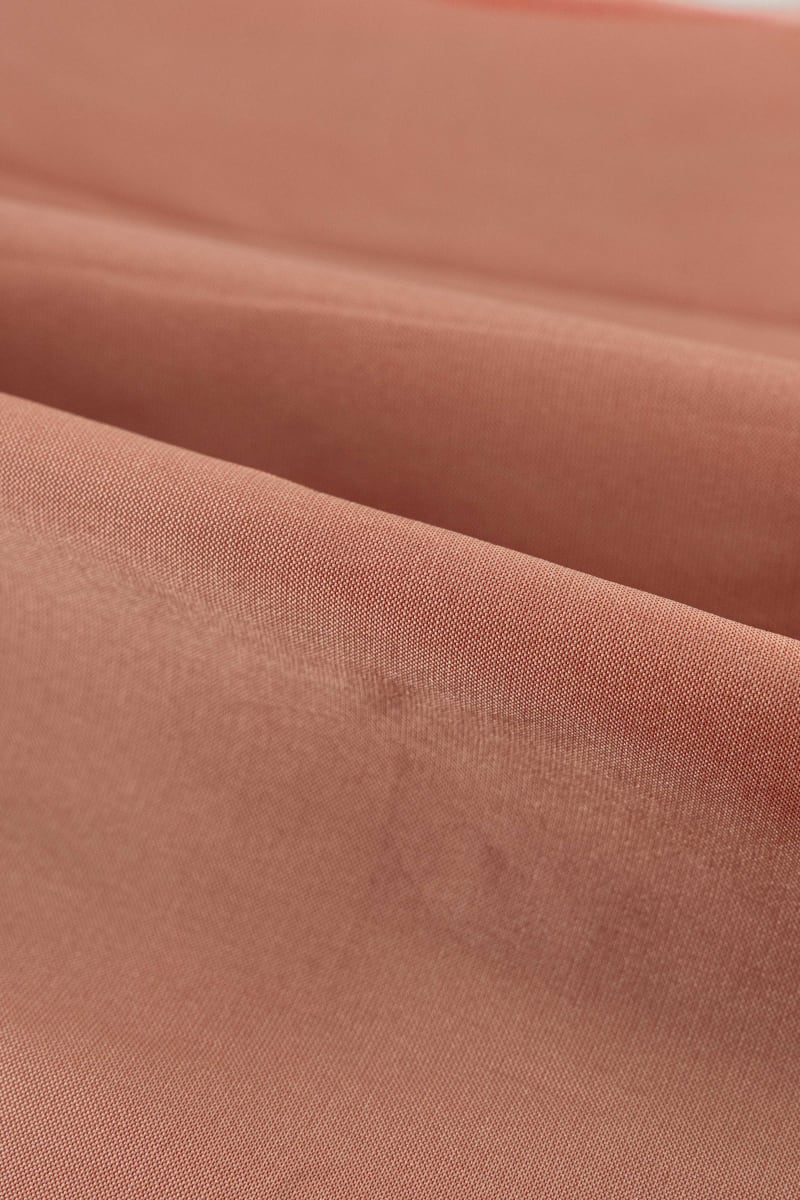 TAFETAN liso naranja coral