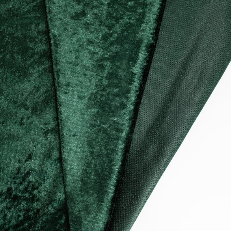 Terciopelo liso martelé verde botella