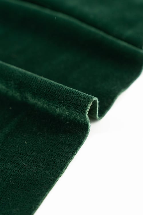 Terciopelo color verde 