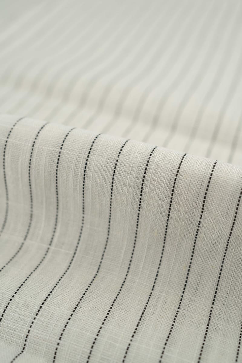 Viscosa rayas beige crudo