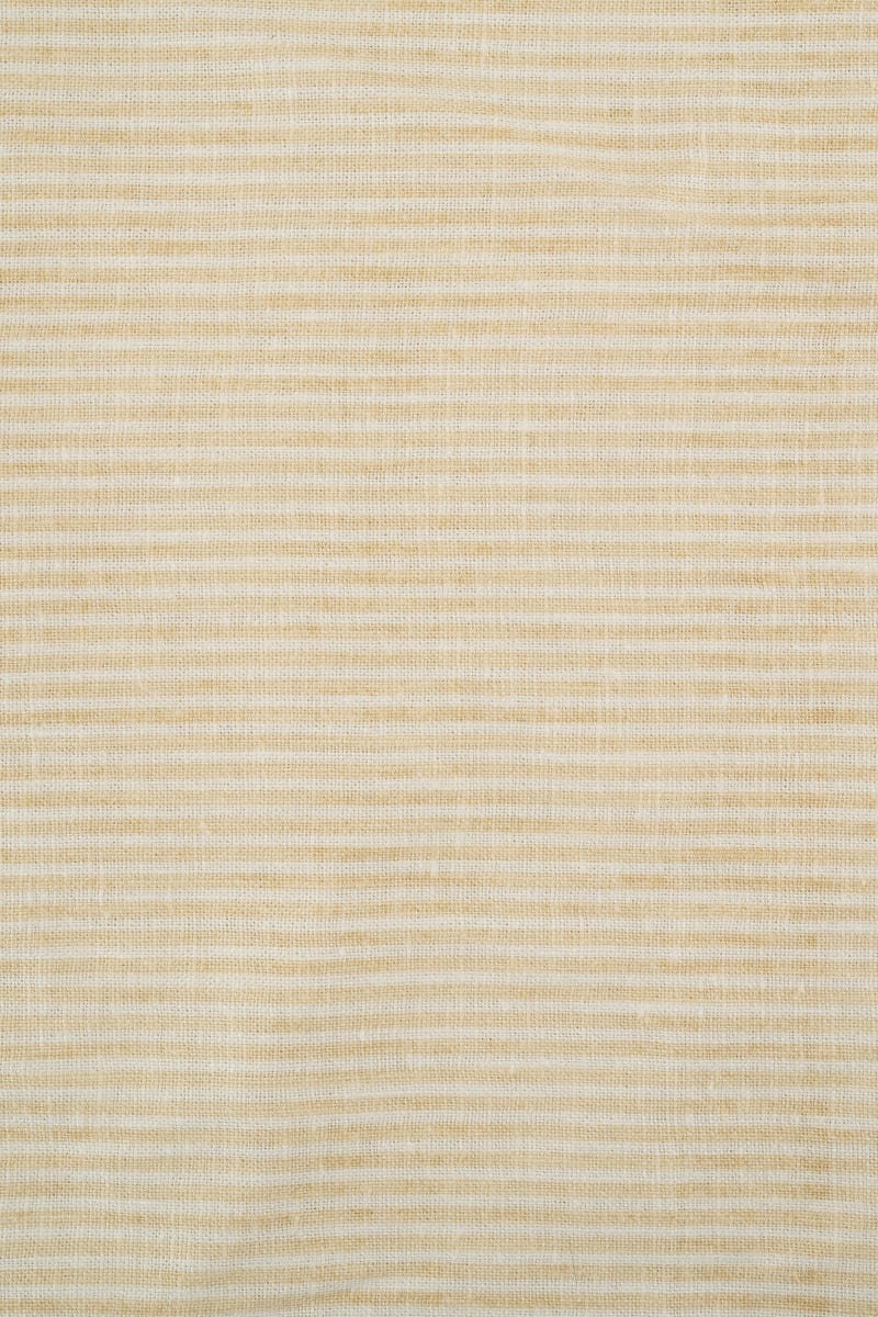 VISCOSA viscosa con lino rayas amarillo mantequilla
