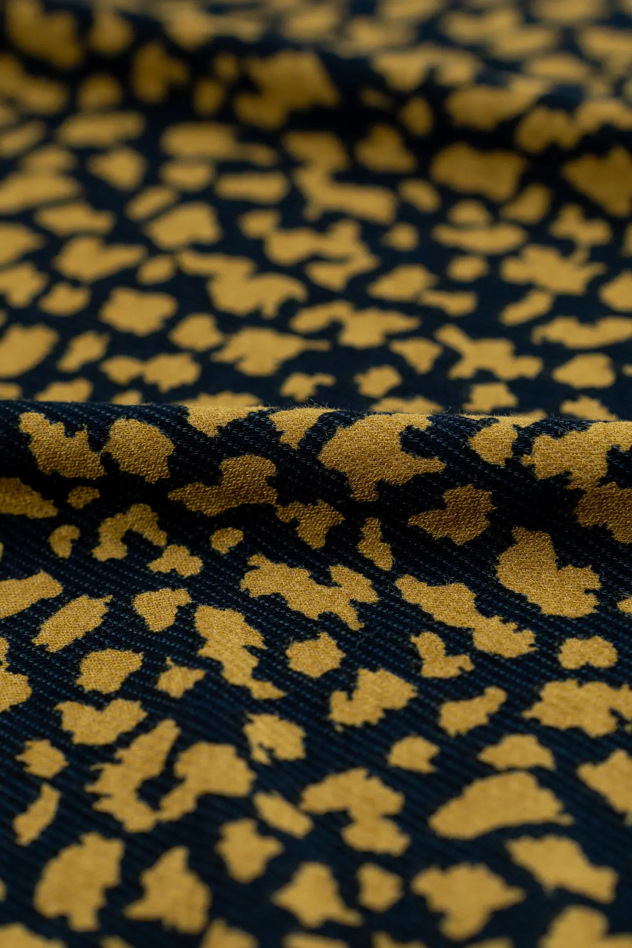 Viscose Leopardo Mostarda