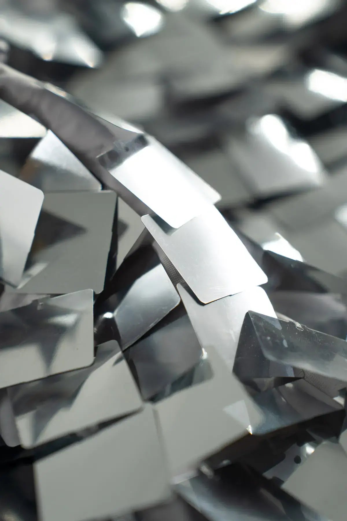 Lantejoulas prateadas