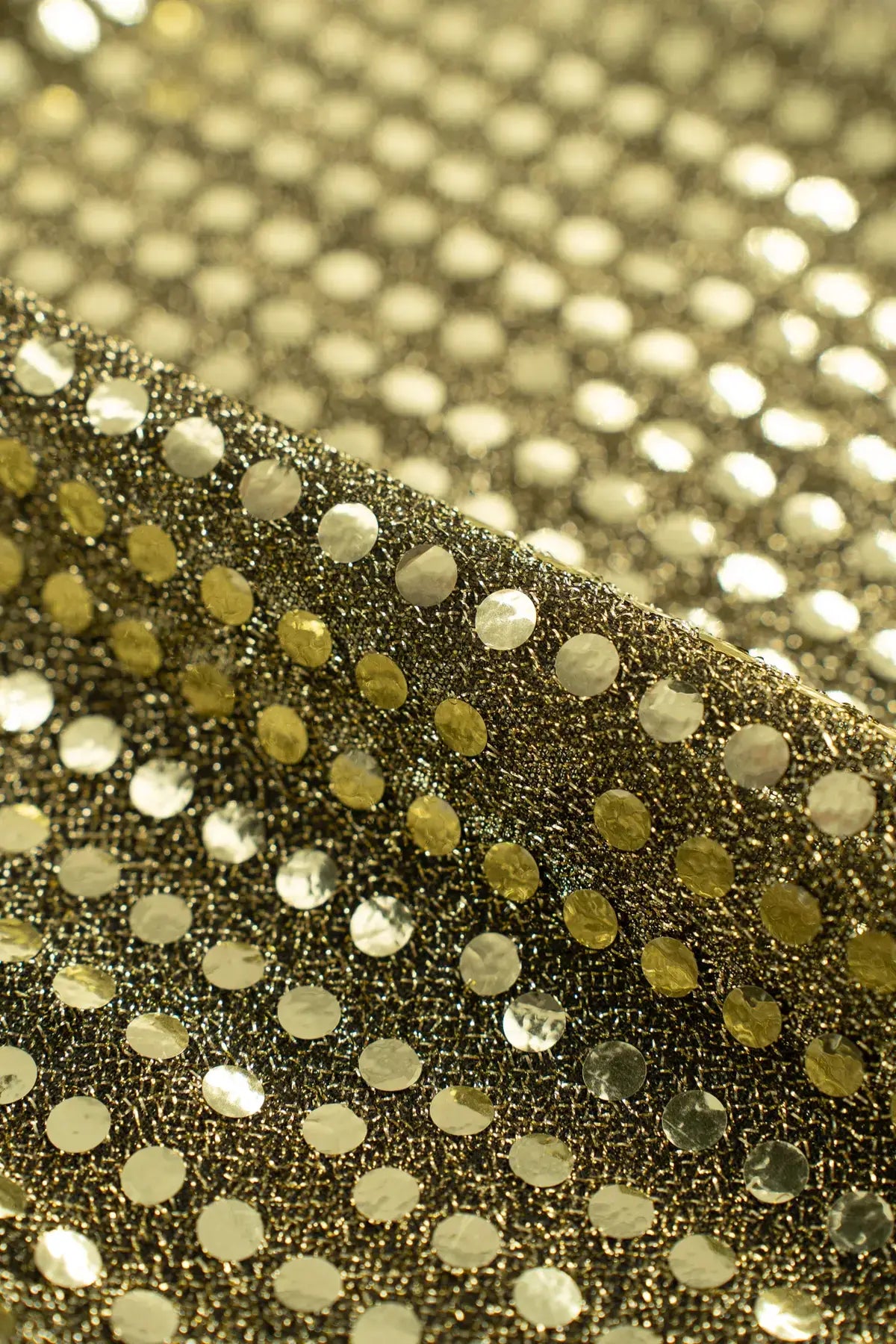 Lentejuela glitter drip  rich gold