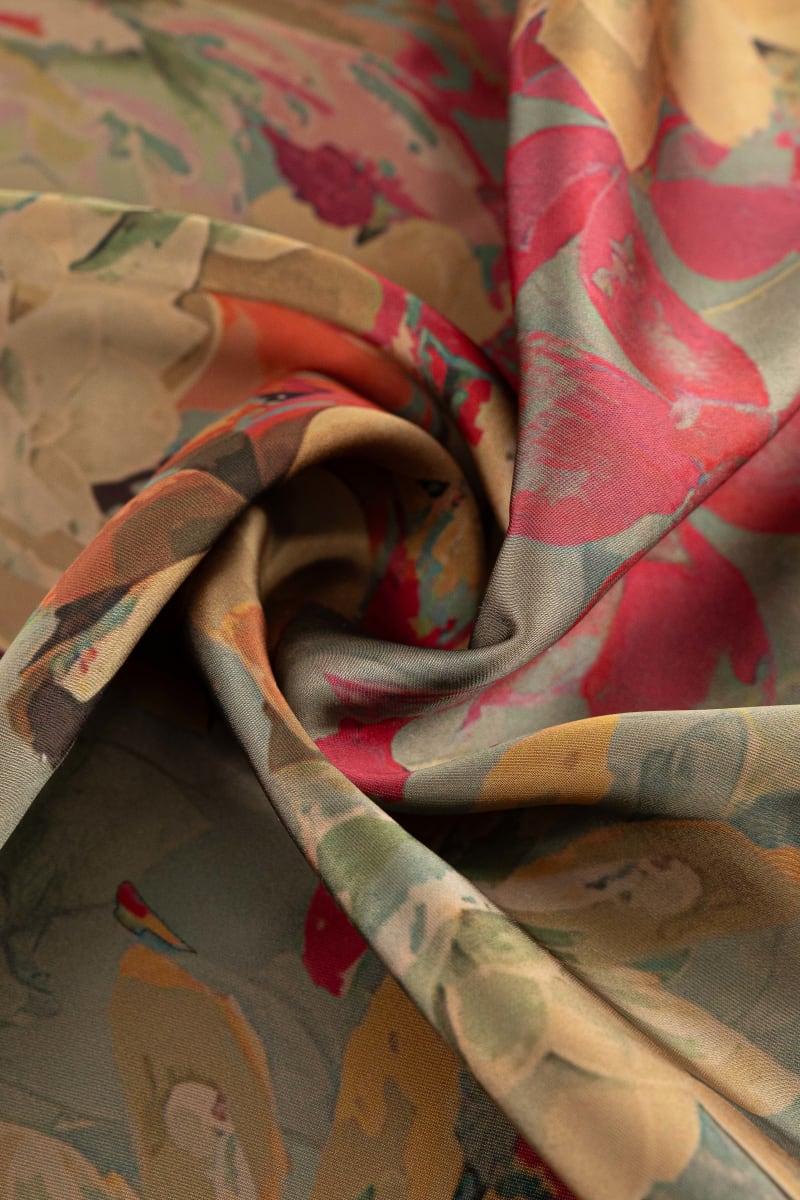 RASO FLORES 2 FUCHSIA ROSE