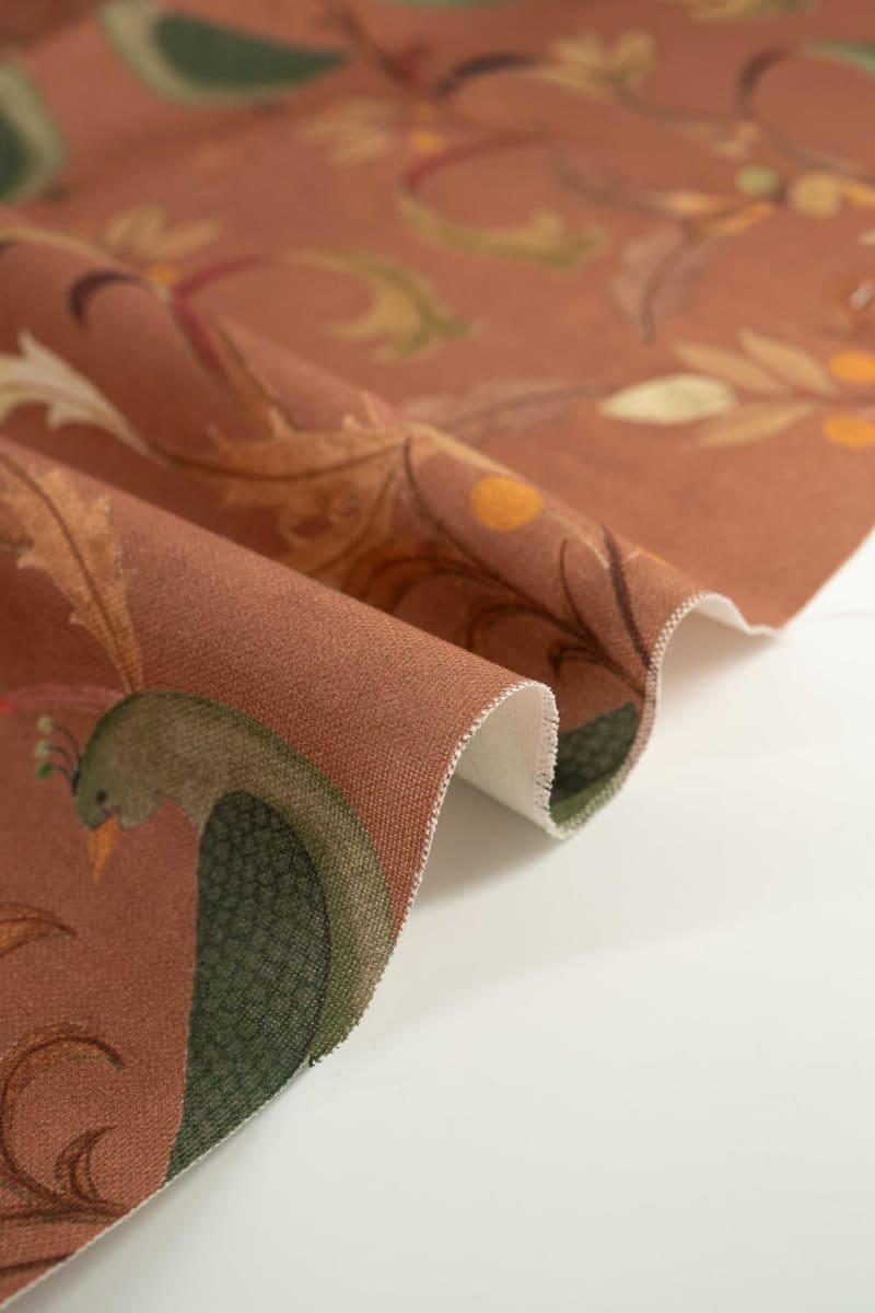 Semipanamá estampado caramelo