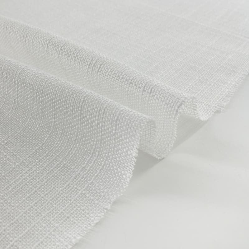 Visillo/Hopsack liso blanco neutro