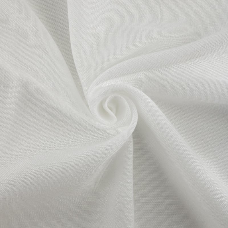 Visillo/Hopsack liso blanco roto