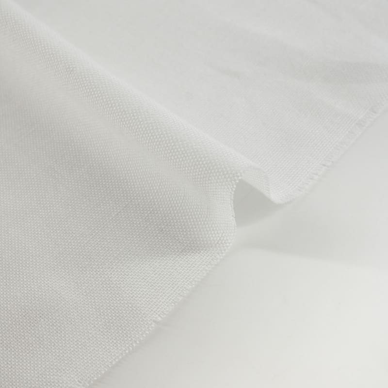 Visillo/Hopsack liso blanco roto