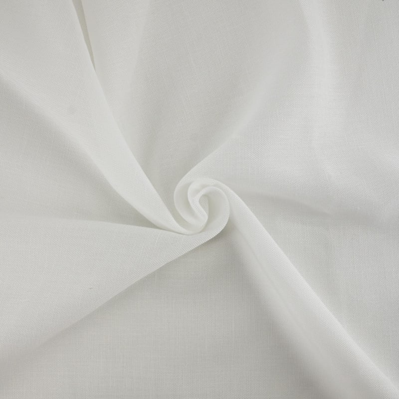 Visillo/Hopsack liso blanco neutro