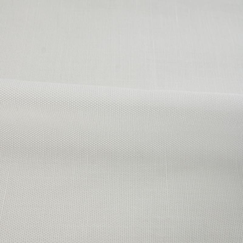 Visillo/Hopsack liso blanco neutro