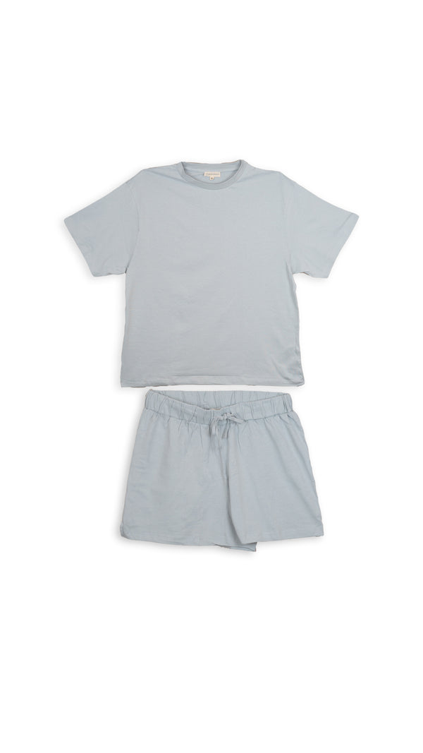 Pijama curto de senhora em algodão - Jersey