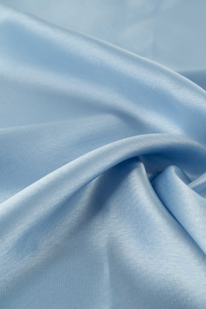 Triacetato liso azul medio