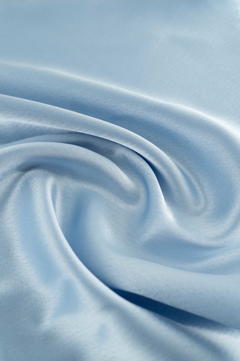 Triacetato liso azul medio
