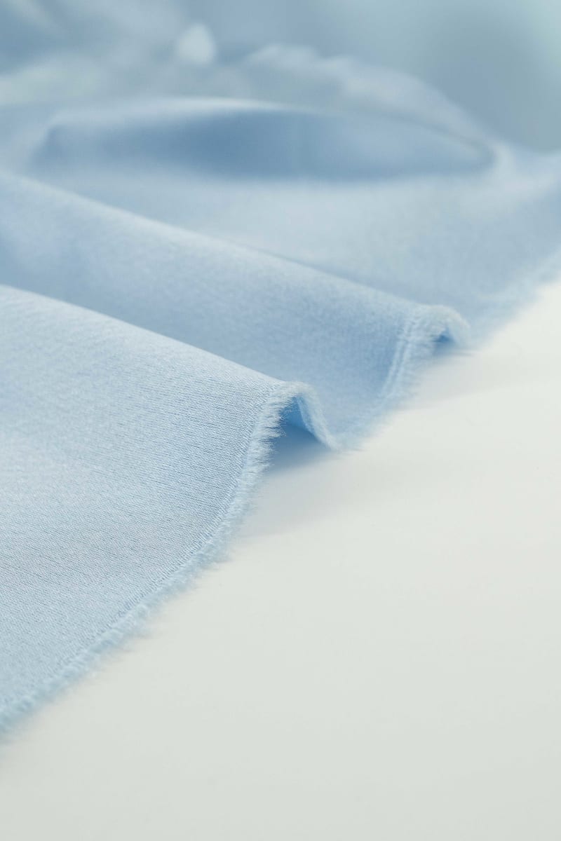 Triacetato liso azul medio