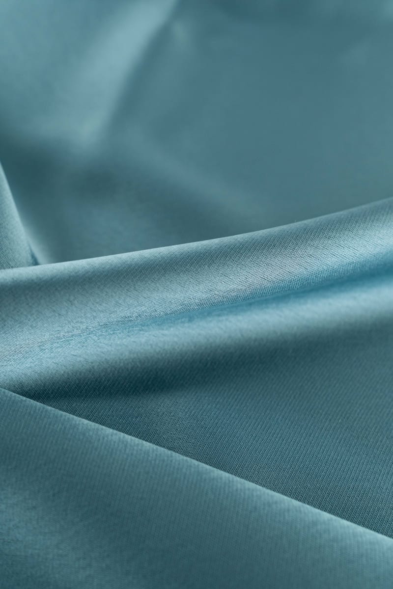 Triacetato liso azul ártico