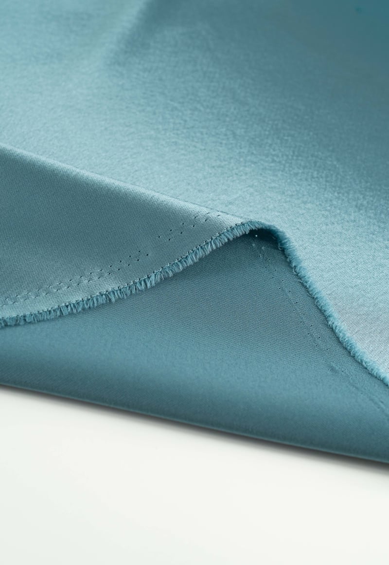 Triacetato liso azul ártico