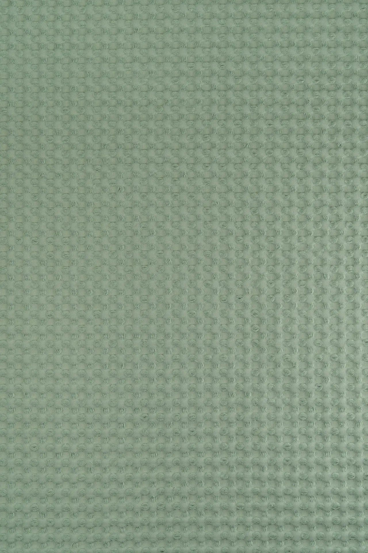 Waffle de manjericão verde