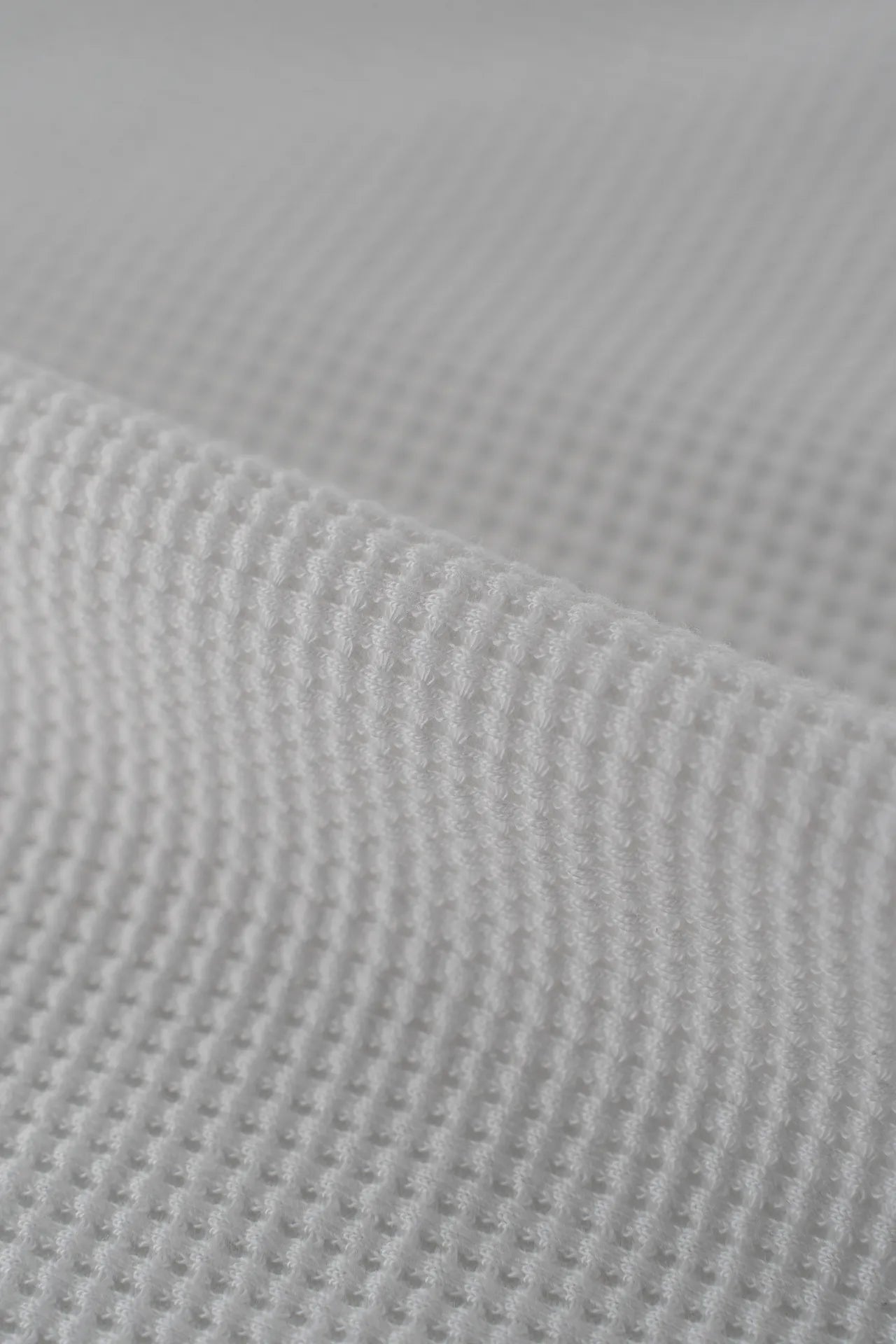 Waffle branco brilhante