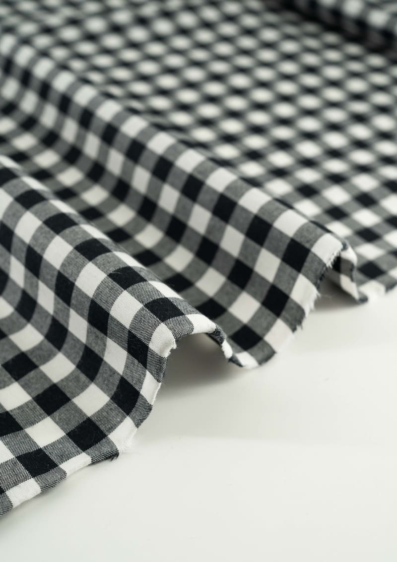 Vichy cuadros vichy negro