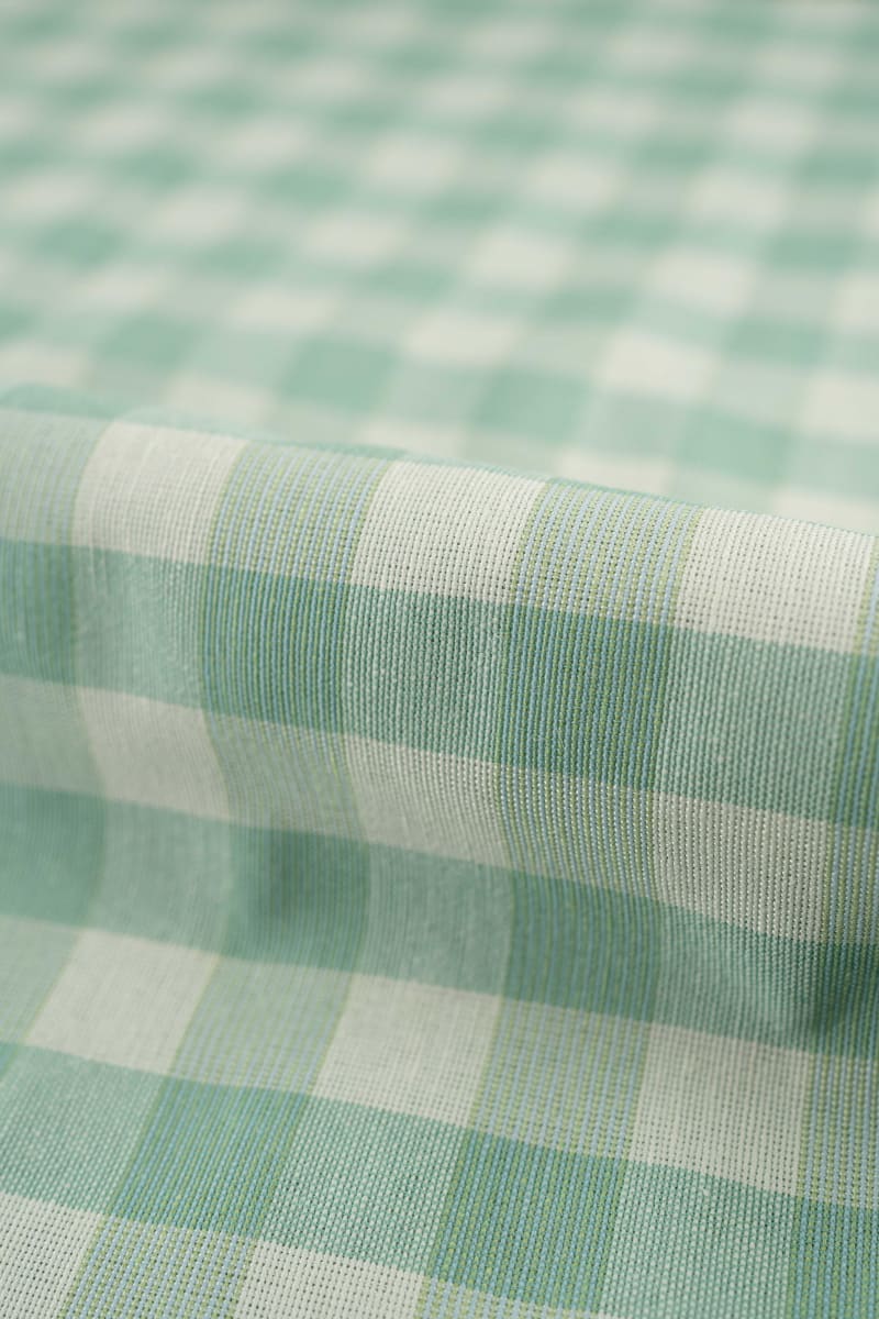 Vichy cuadros verde pastel