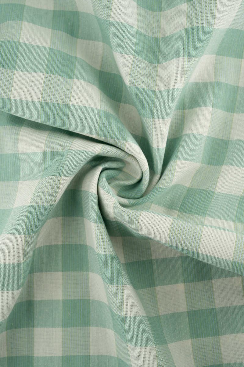 Vichy cuadros verde pastel
