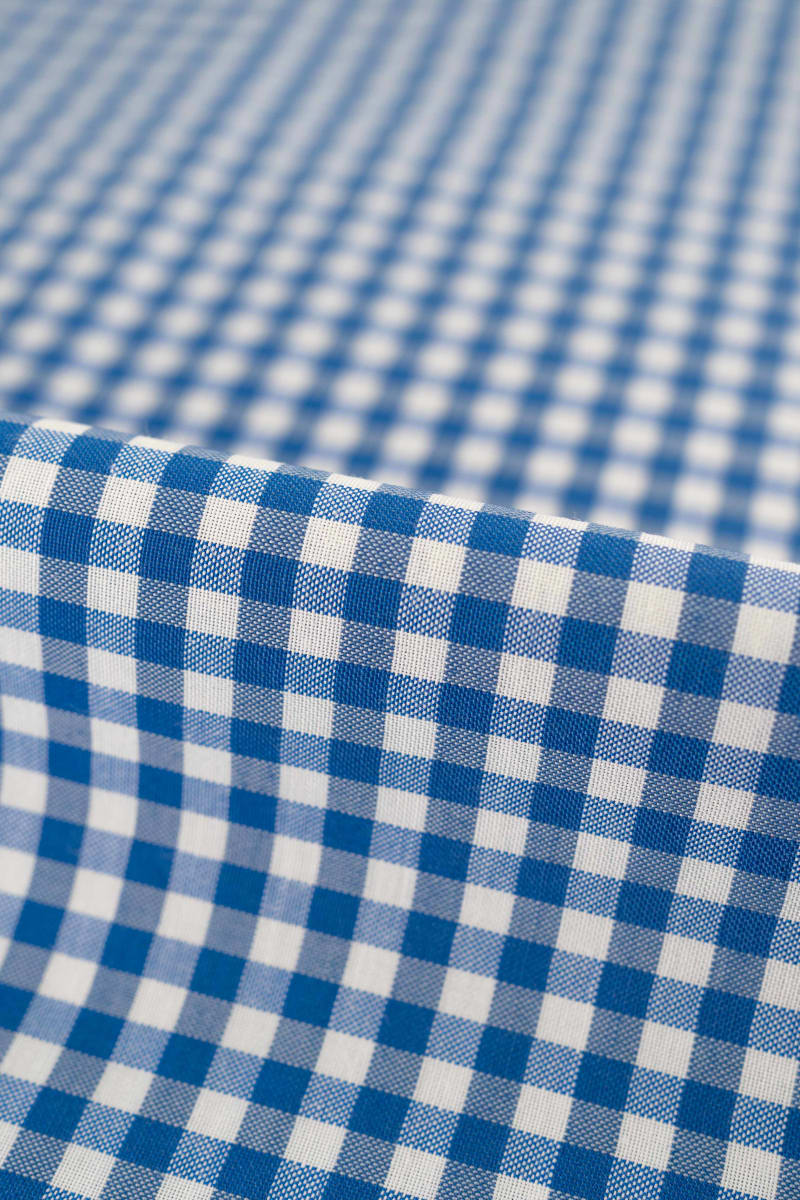Vichy cuadros vichy azul imperial