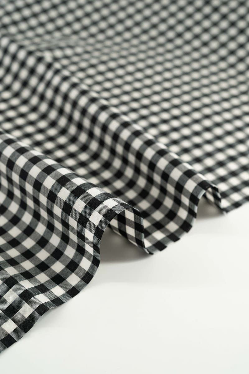 Vichy cuadros vichy negro