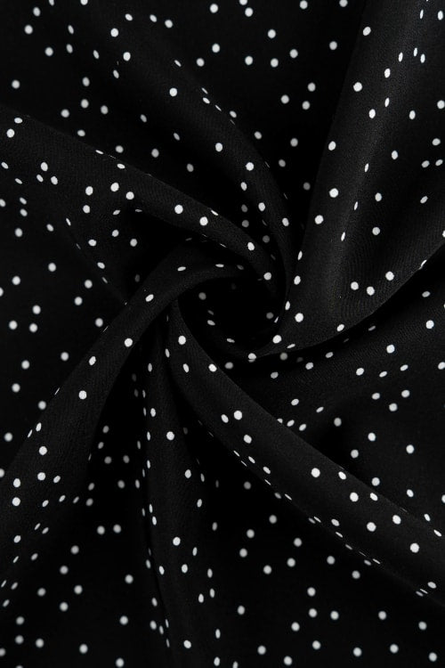 Koshibo color negro con lunar blanco de 2mm