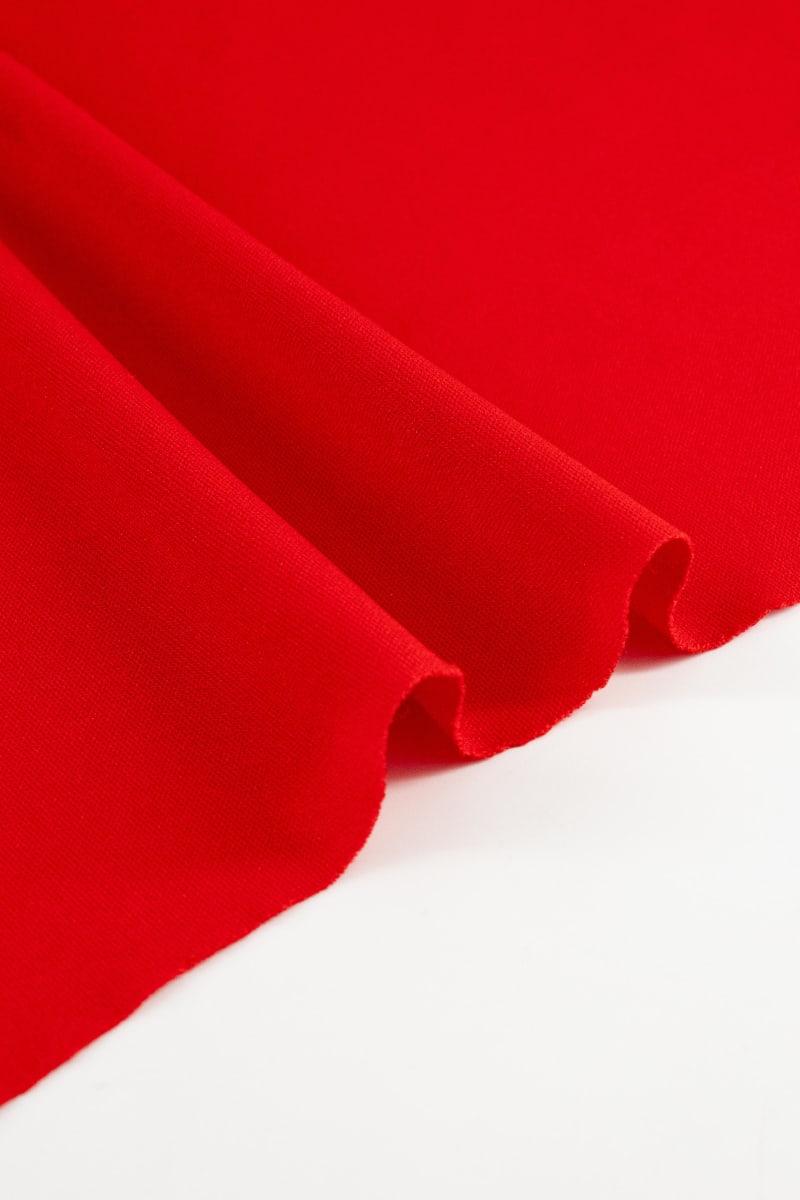 Punto liso rojo