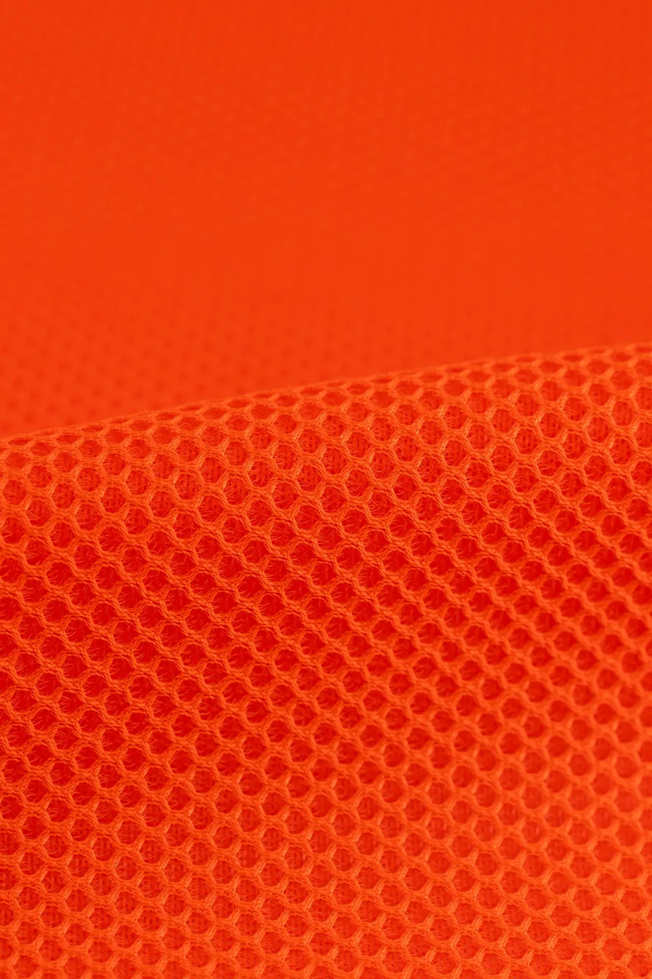 Malha 3D vermelho laranja