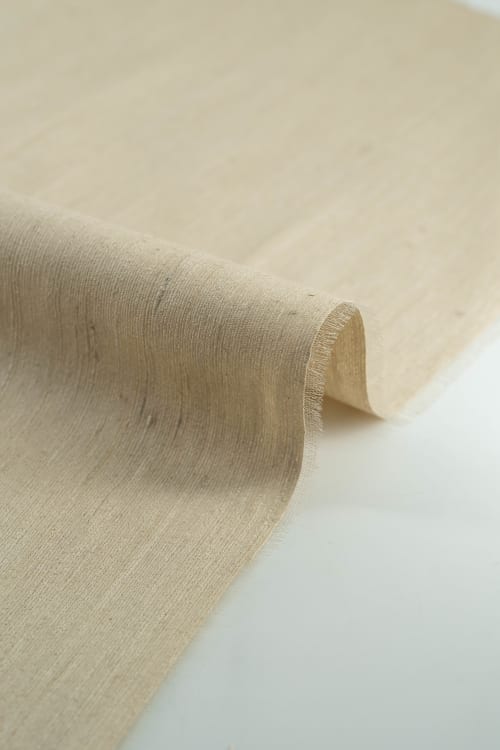 Seda natural color beige claro 