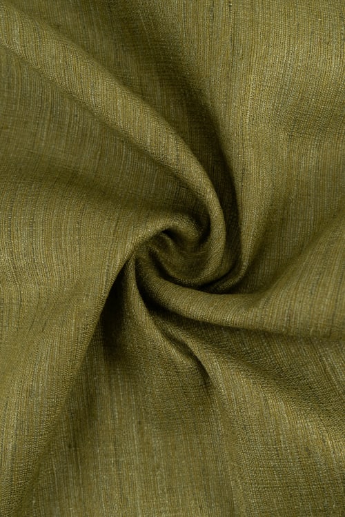 Seda natural color verde pesto