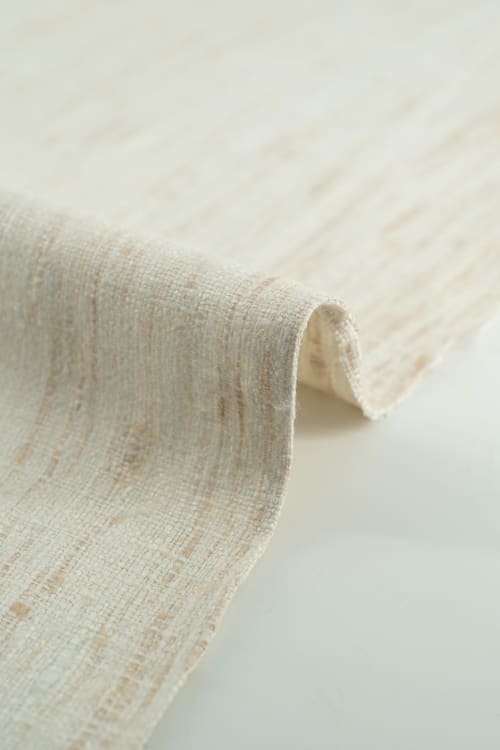 Seda natural color blanco roto