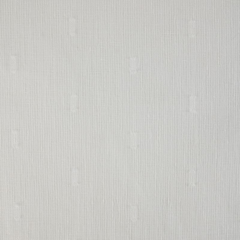 Visillo/Hopsack bordado blanco roto