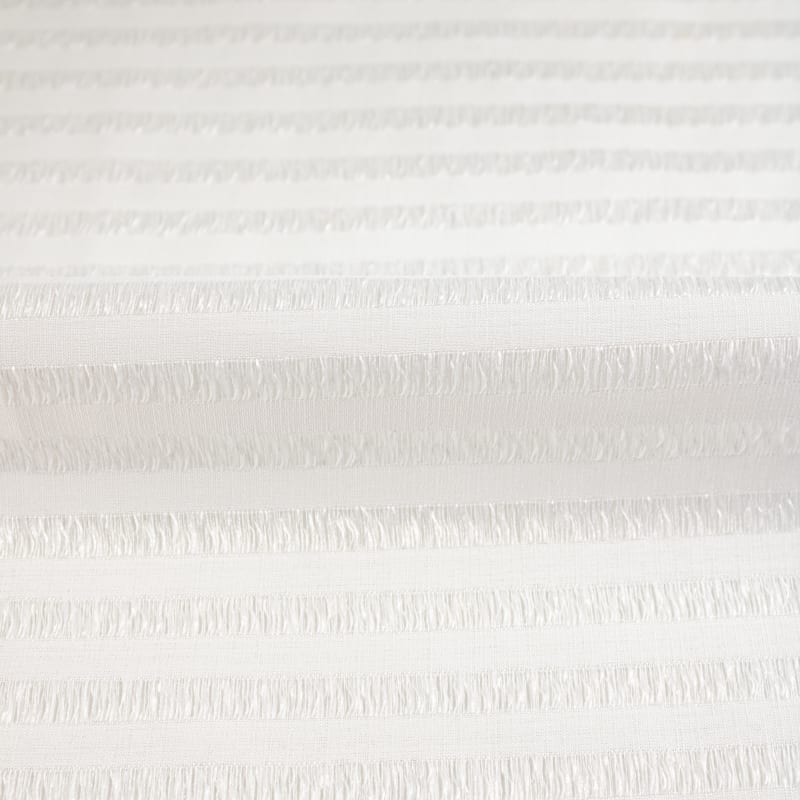 Visillo/Hopsack bordado blanco neutro