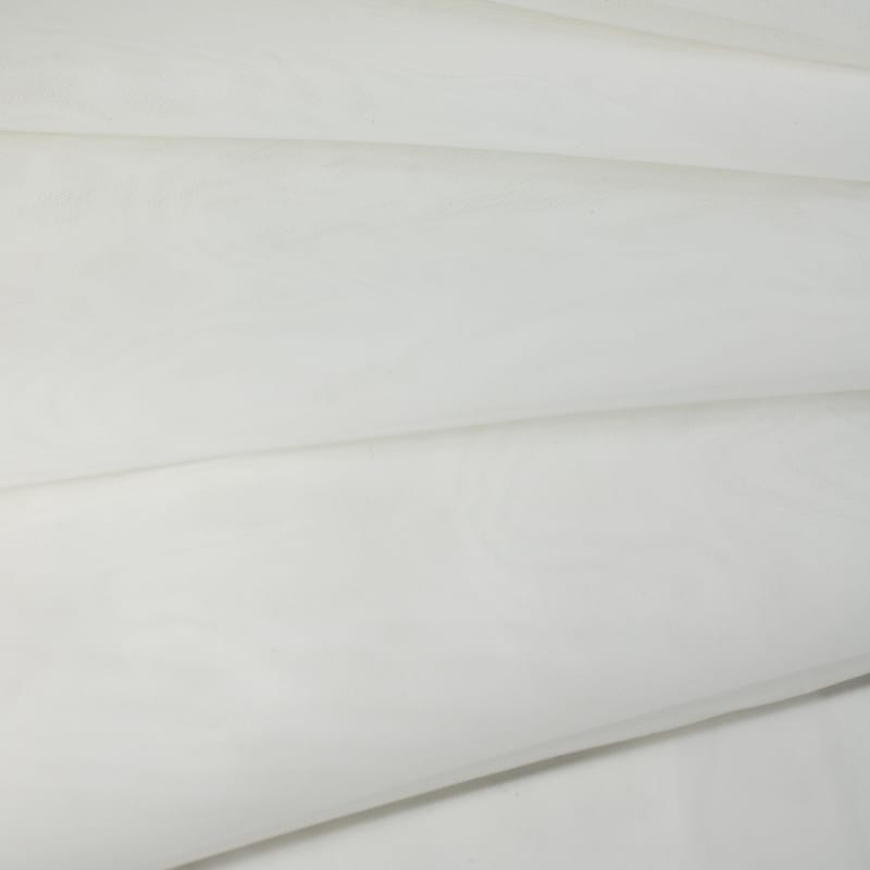 Visillo/Hopsack liso blanco neutro